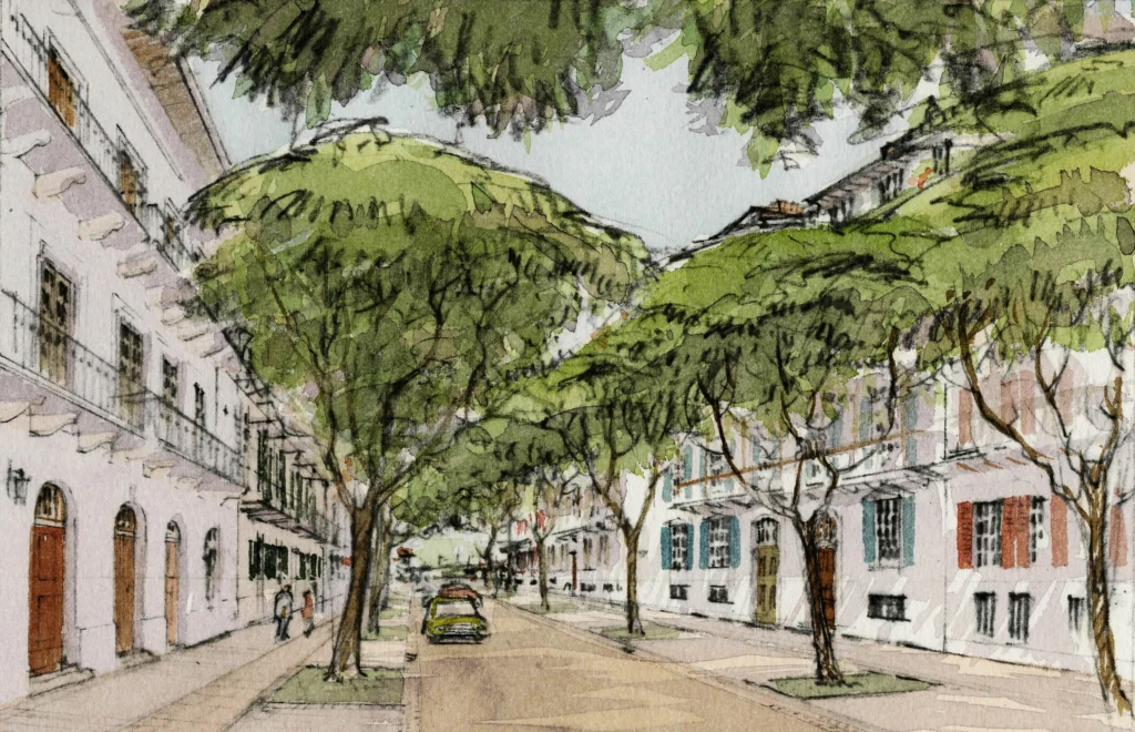 Acuarela Porta Norte